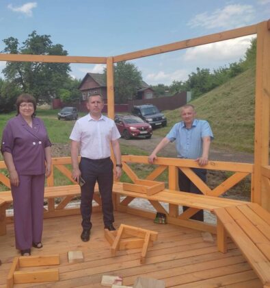 Узнали, какие работы ведутся у криницы у Замковой горы в Кричеве