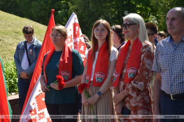 Торжественный митинг, посвященный Дню Независимости, прошел в Кричеве