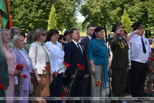 Торжественный митинг, посвященный Дню Независимости, прошел в Кричеве