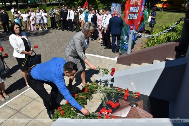 Торжественный митинг, посвященный Дню Независимости, прошел в Кричеве