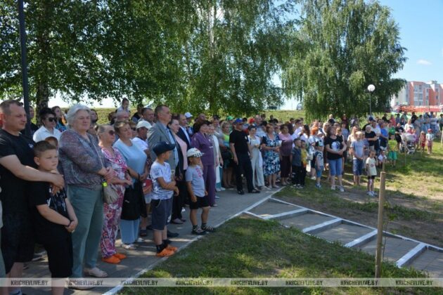 Какой подарок получили жители Кричевщины ко Дню Независимости?