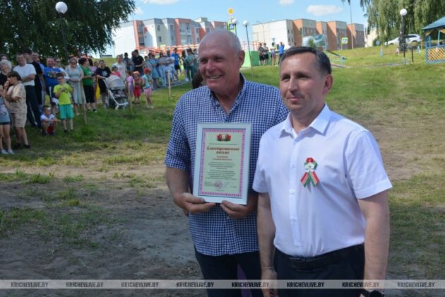 Какой подарок получили жители Кричевщины ко Дню Независимости?