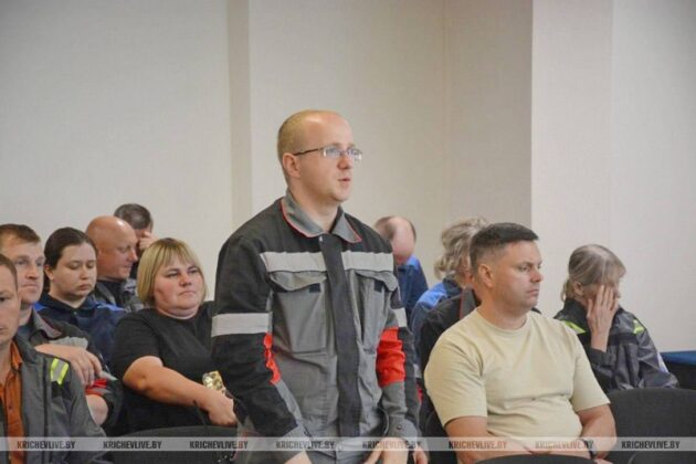 Узнали, зачем приезжал в Кричев председатель облсовета депутатов Александр Горошкин