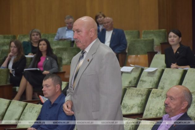 В Кричеве прошла очередная сессия районного Совета депутатов