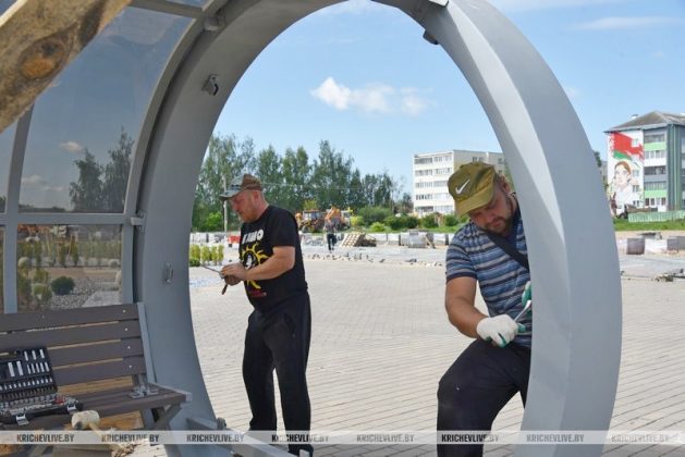 9 новых остановочных пунктов украсили Кричев
