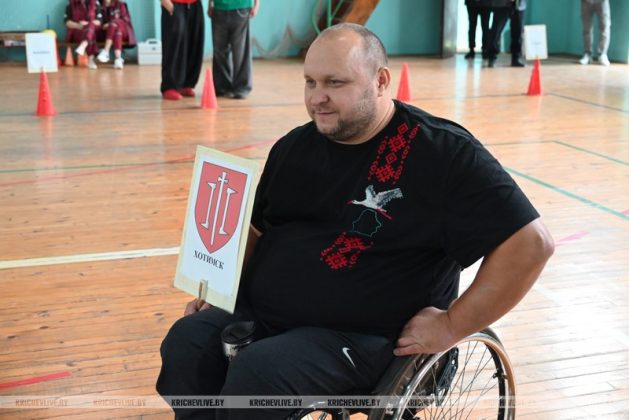 В Кричеве прошли открытые соревнования среди инвалидов-колясочников