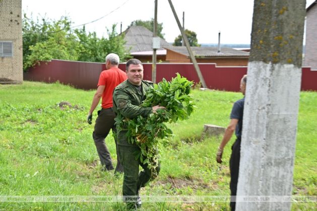 В Кричевском районе прошел субботник