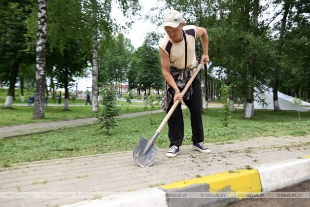 В Кричевском районе прошел субботник
