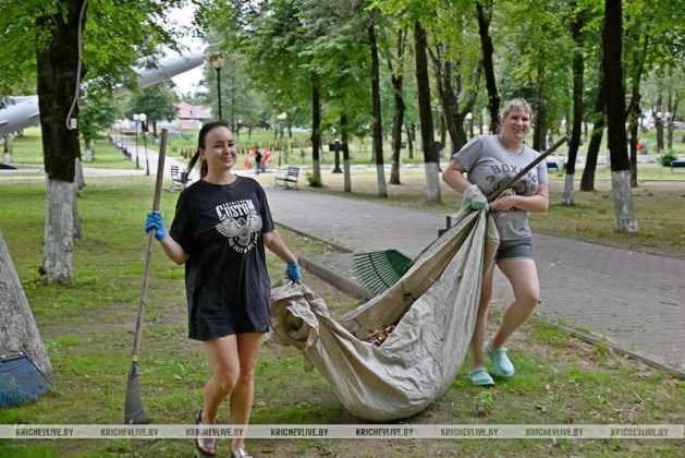 В Кричевском районе прошел субботник