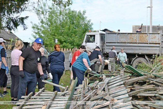 В Кричевском районе прошел субботник