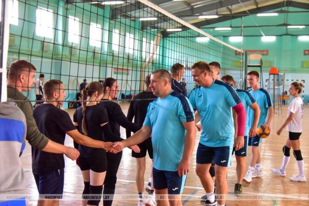В Кричеве проходит волейбольный турнир