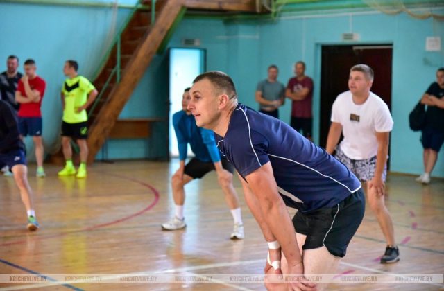 В Кричеве проходит волейбольный турнир