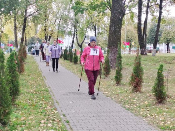В Кричеве прошел марафон по скандинавской ходьбе