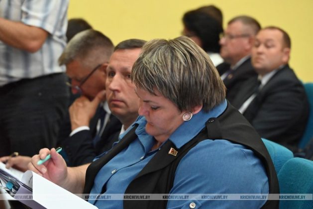 Заседание облисполкома прошло на базе Кричевского района