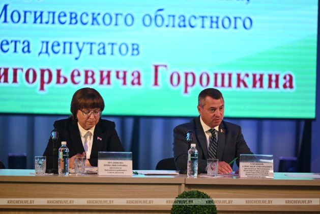 Председатель облсовета депутатов провел в Кричеве оперативное совещание