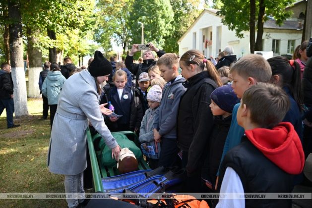 Единый день безопасности прошел в детском парке Кричева