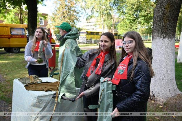 Единый день безопасности прошел в детском парке Кричева