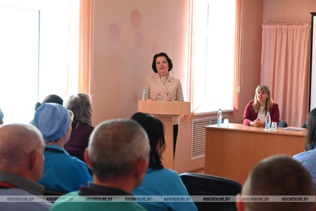 Кричевский район посетила министр труда и социальной защиты 