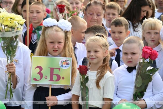 Что первоклассники СШ №3 пообещали председателю райисполкома
