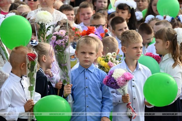 Что первоклассники СШ №3 пообещали председателю райисполкома