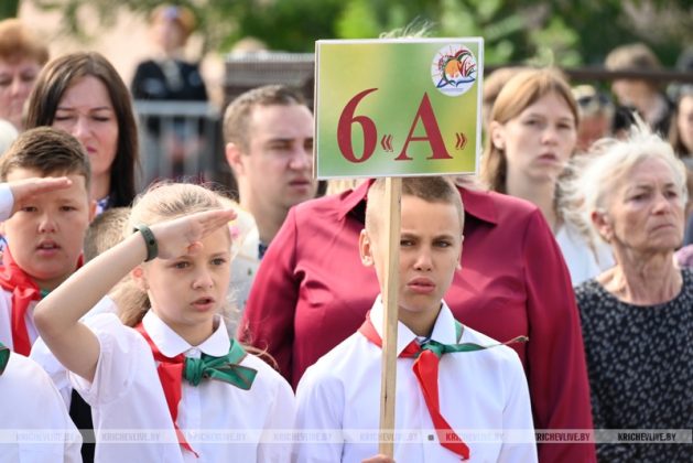 Что первоклассники СШ №3 пообещали председателю райисполкома