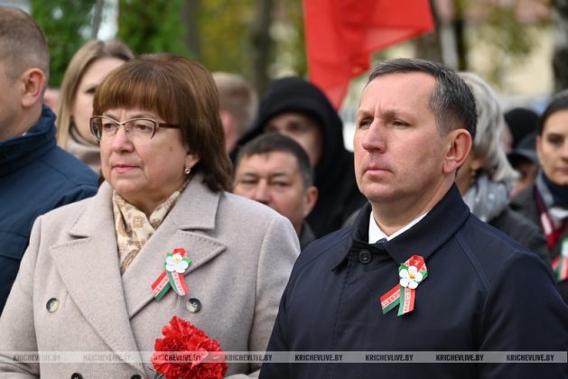 В Кричеве прошел митинг, приуроченный к 82-й годовщине освобождения города от немецко-фашистских захватчиков