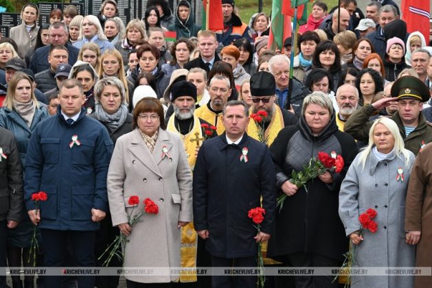 В Кричеве прошел митинг, приуроченный к 82-й годовщине освобождения города от немецко-фашистских захватчиков
