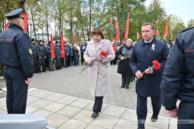 В Кричеве прошел митинг, приуроченный к 82-й годовщине освобождения города от немецко-фашистских захватчиков