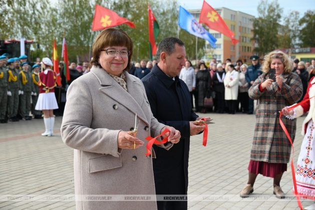 Площадь Почета открыли в Кричеве