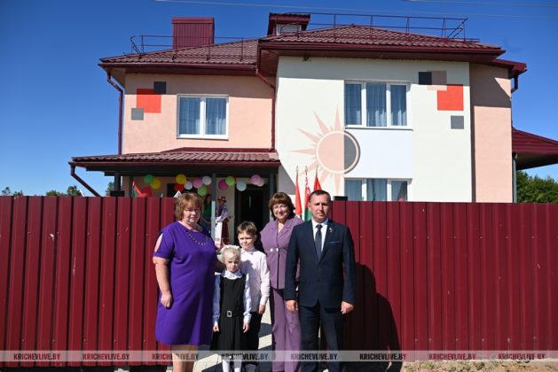Дом семейного типа открыли в Кричевском районе