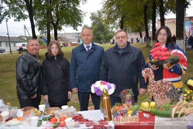 Креативные композиции, что радуют кричевлян на праздниках