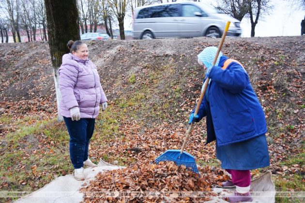 Республиканский субботник: как жители Кричева делают свой город краше