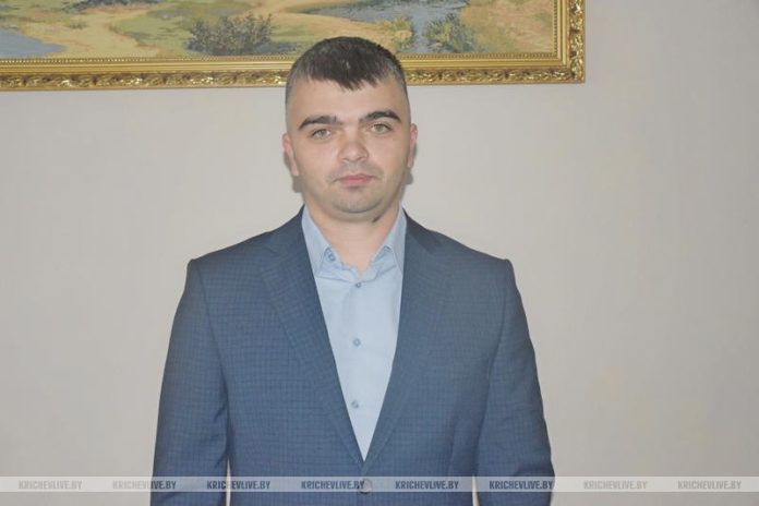Михаил Буржанов назначен начальником отдела Кричевского райисполкома