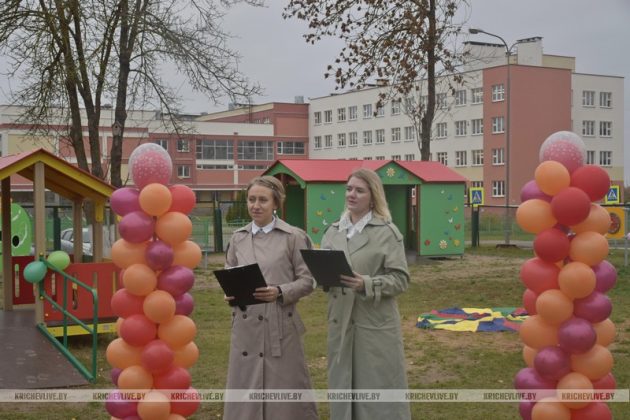 В Кричеве открыли инклюзивную игровую площадку для всех детей