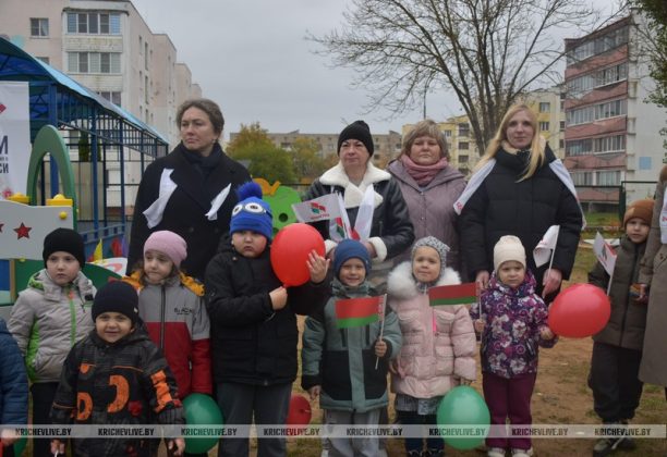 В Кричеве открыли инклюзивную игровую площадку для всех детей