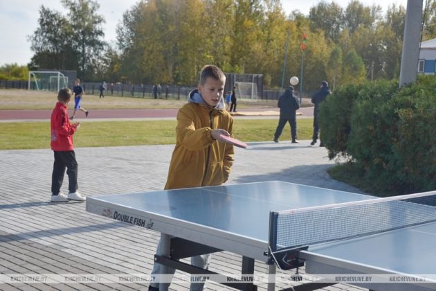 Спортивная программа проходит на стадионе «Сож-2002» в Кричеве