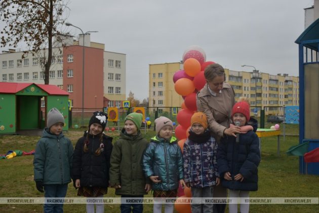 В Кричеве открыли инклюзивную игровую площадку для всех детей