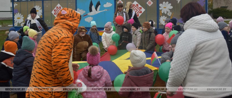 В Кричеве открыли инклюзивную игровую площадку для всех детей
