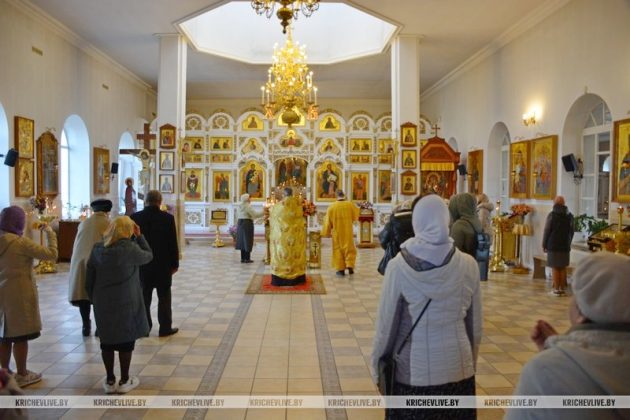 В Кричеве состоялся благодарственный молебен об успешном окончании сбора урожая