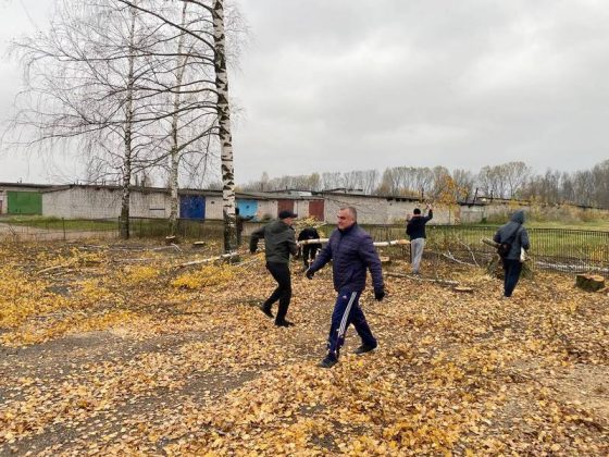 Служба и патриотизм: сотрудники Кричевского РОВД вместе с молодежью на субботнике