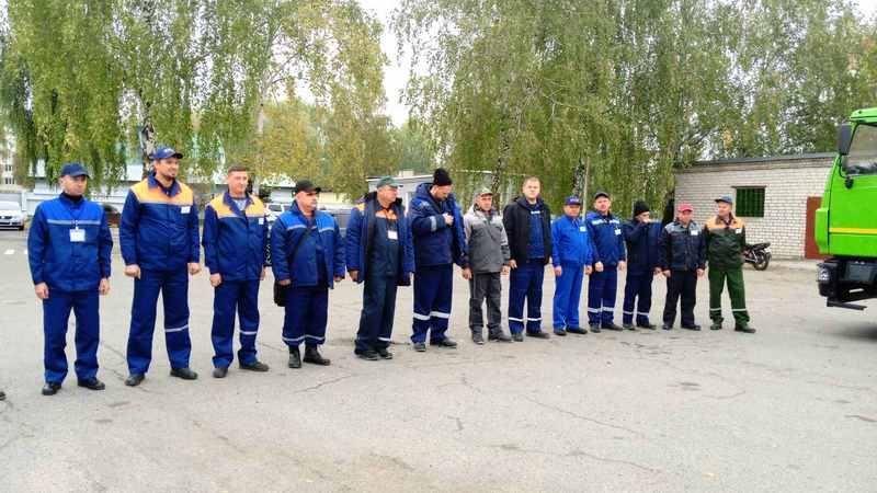 Кричевский водитель мусоровоза Олег Нестратенко принял участие в областном конкурсе