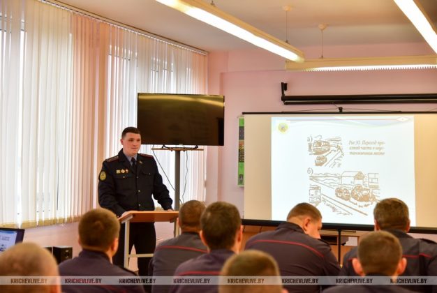 Сотрудники Кричевского отдела охраны отработали навыки управления оперативным транспортом