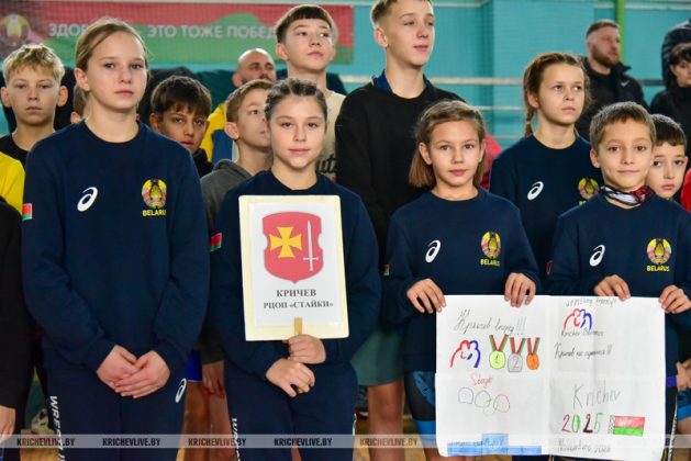 В Кричеве более 300 спортсменов из Беларуси и России борются за медали