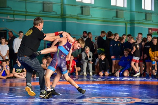 В Кричеве более 300 спортсменов из Беларуси и России борются за медали
