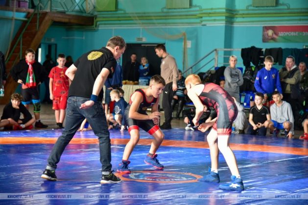 В Кричеве более 300 спортсменов из Беларуси и России борются за медали