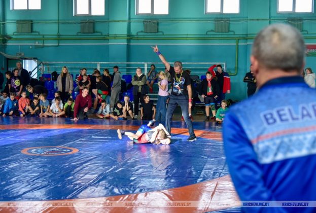 В Кричеве более 300 спортсменов из Беларуси и России борются за медали