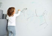 Чистим обои от детских рисунков: советы и хитрости для родителей Чистим обои от детских рисунков: советы и хитрости для родителей