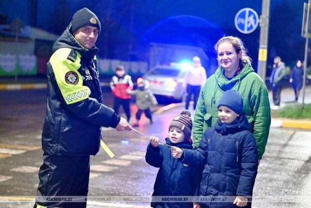 Акция по безопасности пешеходов прошла в Кричеве
