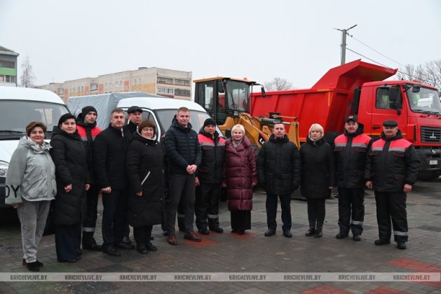 Кричевский Коммунальник пополнился новой техникой