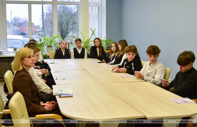 Бизнес стартап провели для Кричевских школьников